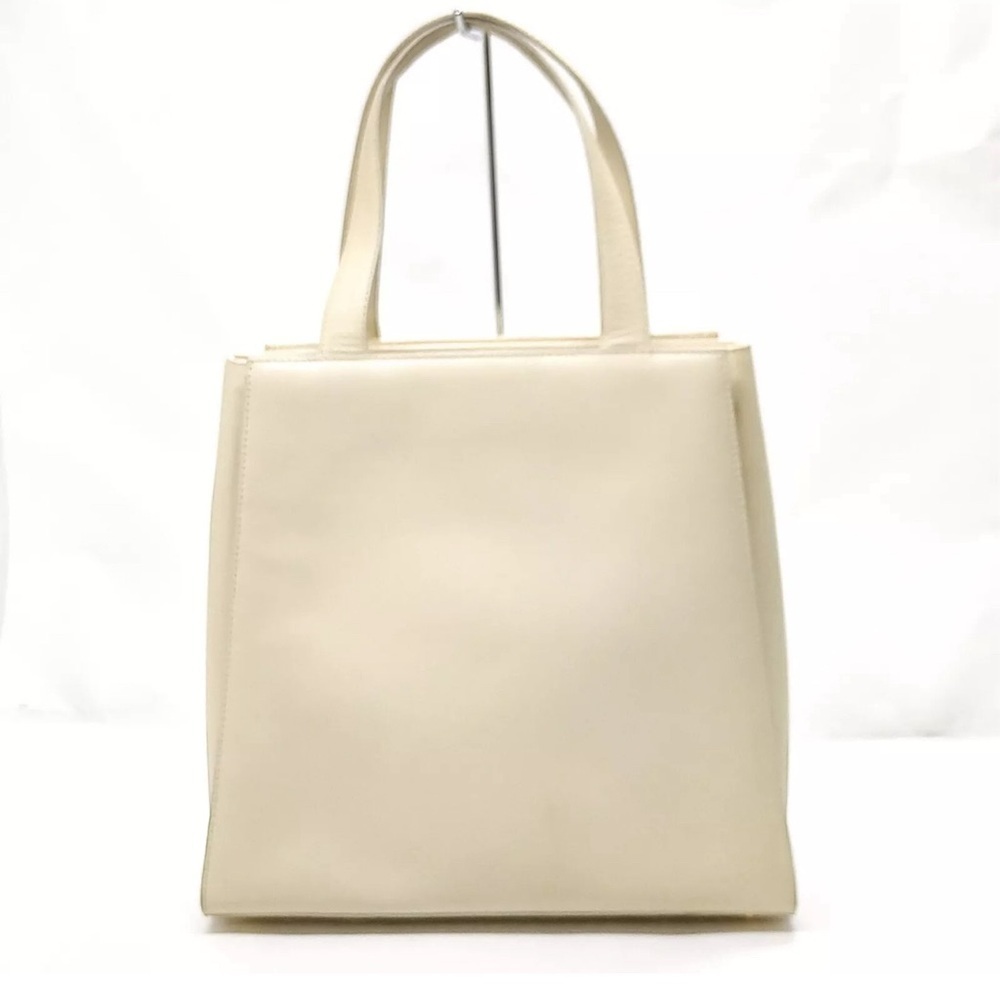 Auth Morabito Handbag Off White Leather -